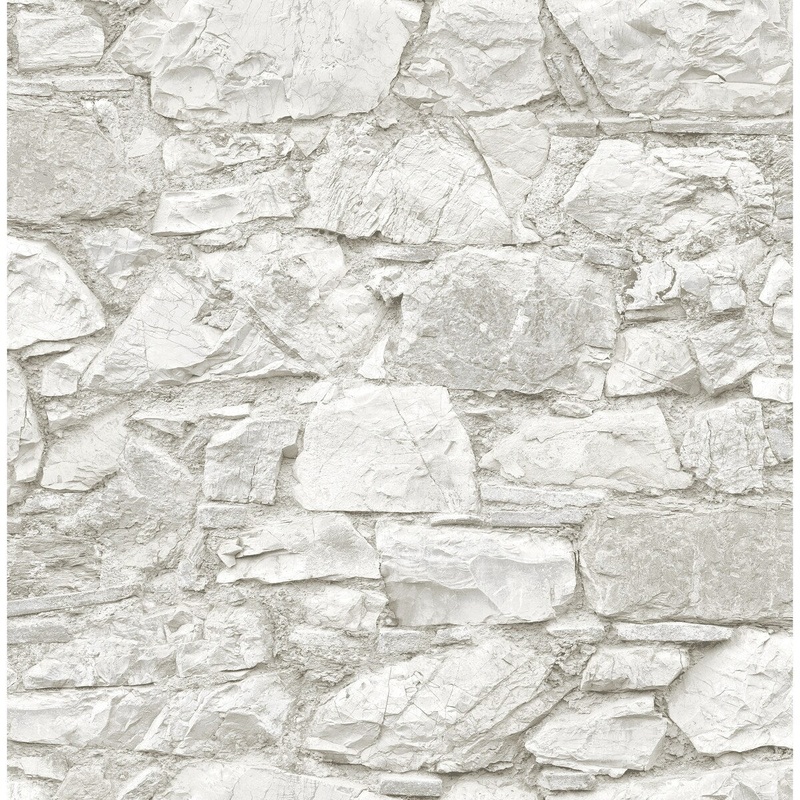Surface Style Stone's Throw Chalk Peel and Stick Wallpaper - 20.5 in. W x 18 ft. L