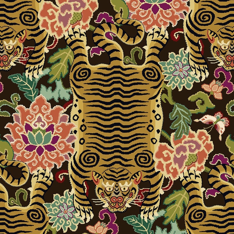 Surface Style Tiger Eye Slate Peel & Stick Wallpaper - 20.5 in. W x 18 ft. L