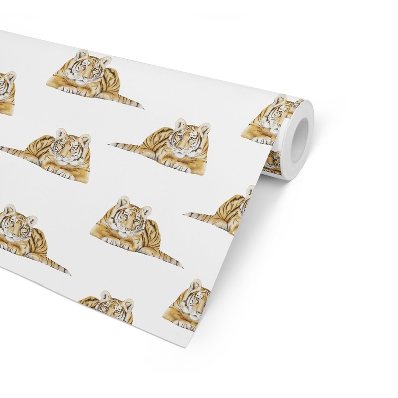 TIGER Peel and Stick Wallpaper By Terri Ellis - 16'
