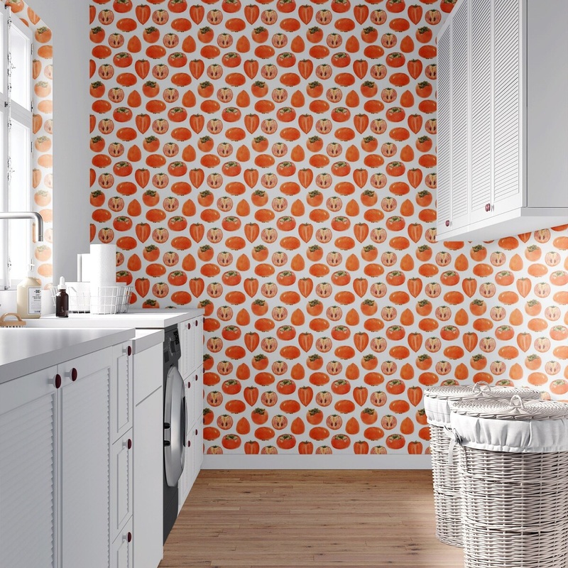 Tomatoes Peel and Stick Wallpaper