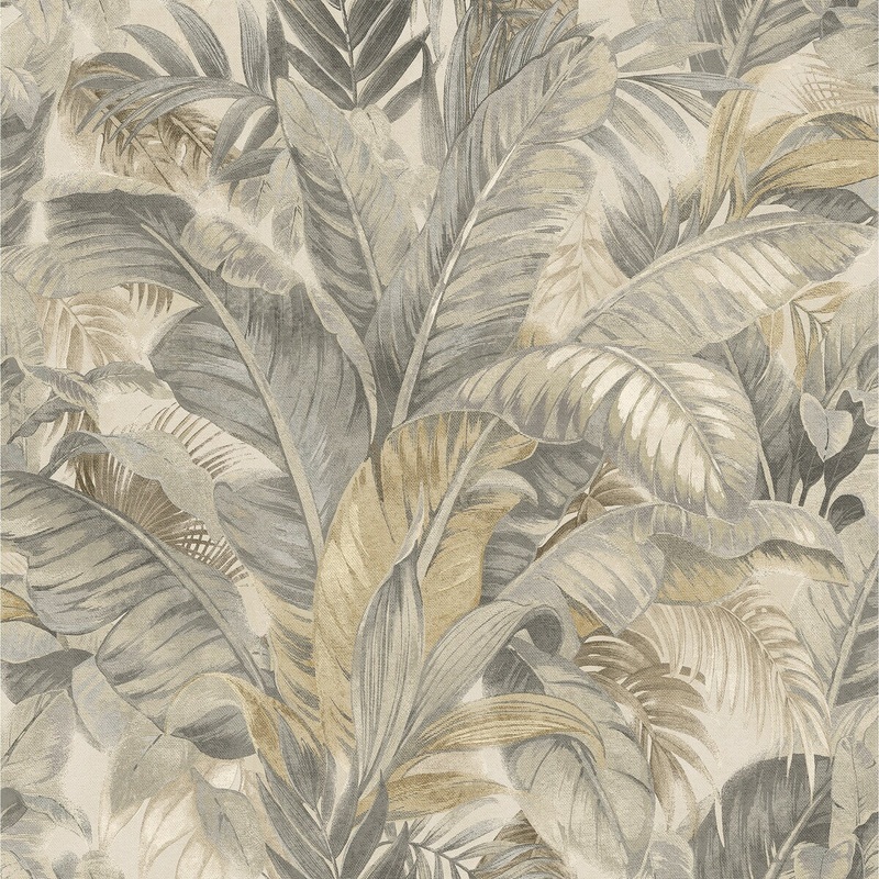 Tommy Bahama Nassau Palm Coconut Peel and Stick Wallpaper - 20.5 in. W x 18 ft. L