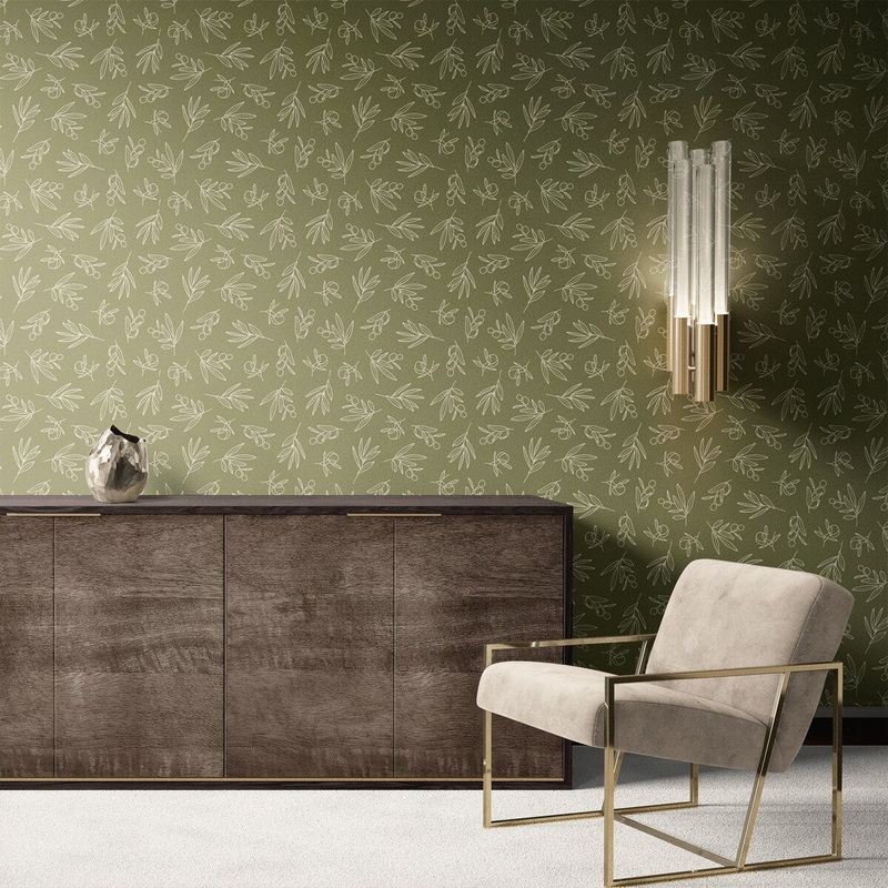 Twigs Pattern Removable Wallpaper, Cool Nature Wall Cling