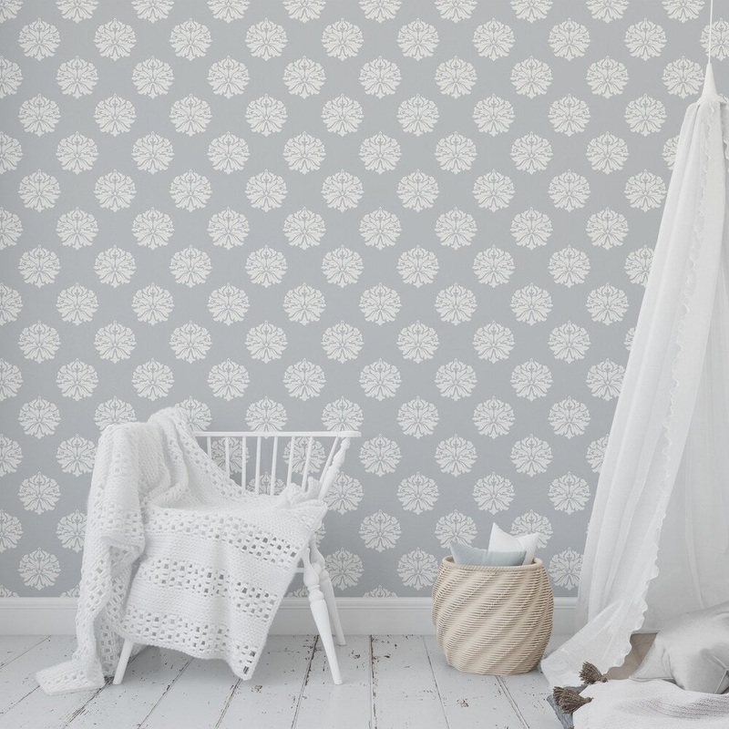 AURORA GREY Wallpaper By Kavka Designs
