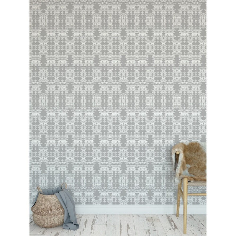 AZTEC DESERT SNOW Peel and Stick Wallpaper By Kavka Designs