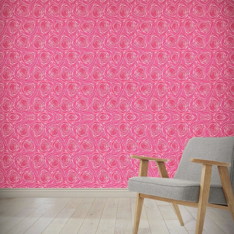 BED OF ROSES Wallpaper By Kavka Designs - N/A