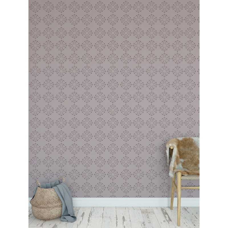 BRILLAR MAUVE Peel and Stick Wallpaper By Kavka Designs