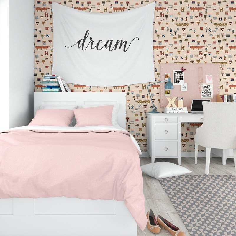 CITTA GABBEH CREAM Peel and Stick Wallpaper By Kavka Designs