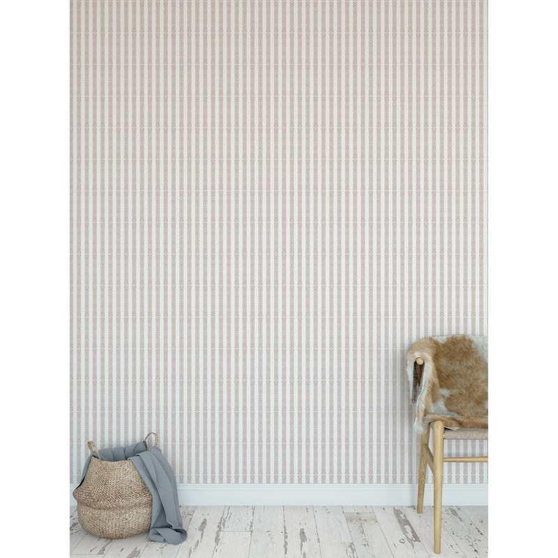 ELEANOR PINK & WHITE Peel and Stick Wallpaper By Kavka Designs