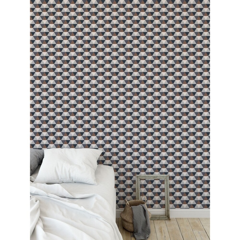 ELLE Decor PRISM CAMEL Peel and Stick Wallpaper By Kavka Designs