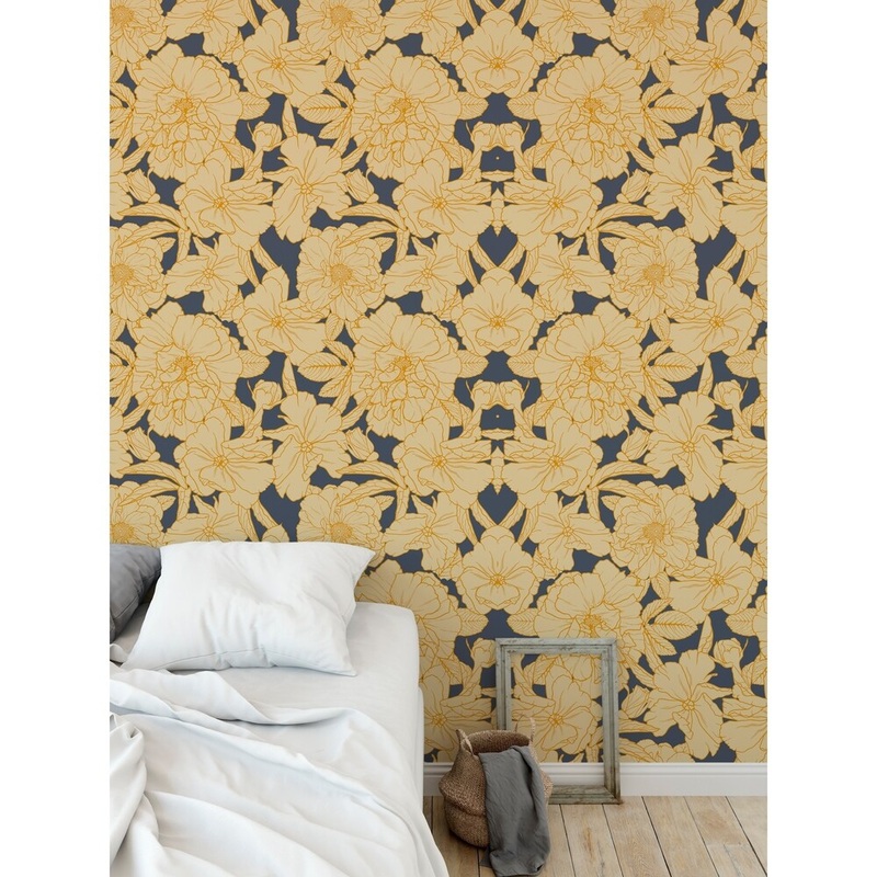 FLORAL DANCE DARK Wallpaper By Kavka Designs - N/A