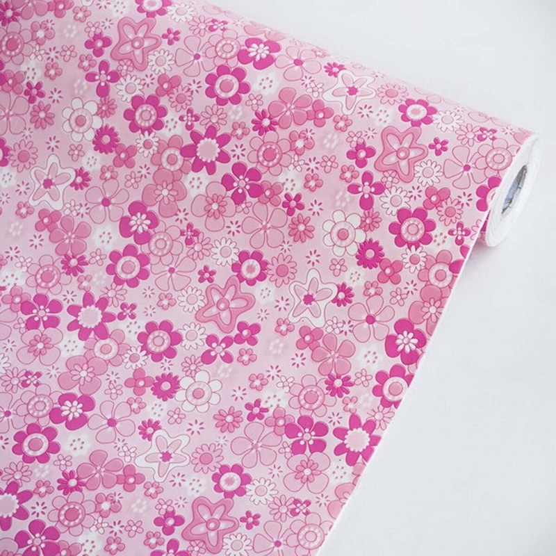Flowering Pink - Vinyl Self-Adhesive Wallpaper (Roll)