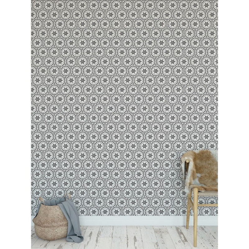FREE SPIRIT BLACK Peel and Stick Wallpaper By Kavka Designs