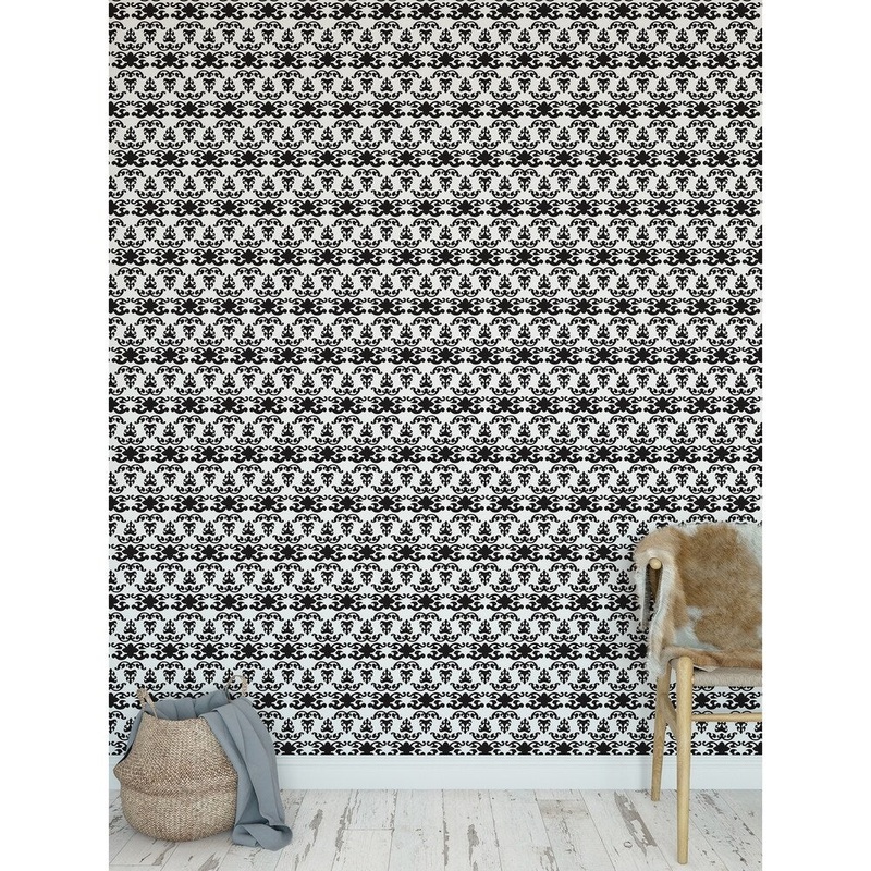 WAT BLACK Peel and Stick Wallpaper By Kavka Designs