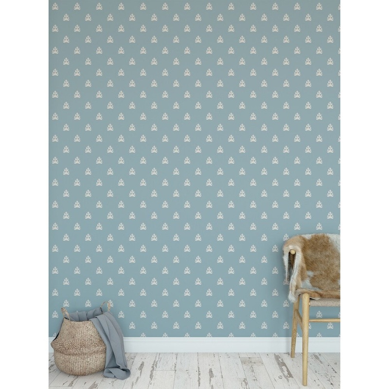 BOREY BLUE Peel and Stick Wallpaper By Kavka Designs