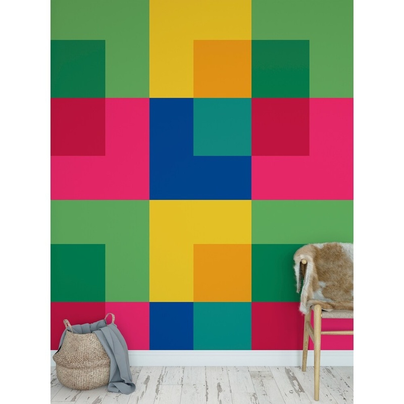 COLOR THEORY BLOCKS Wallpaper By Kavka Designs - 24X48