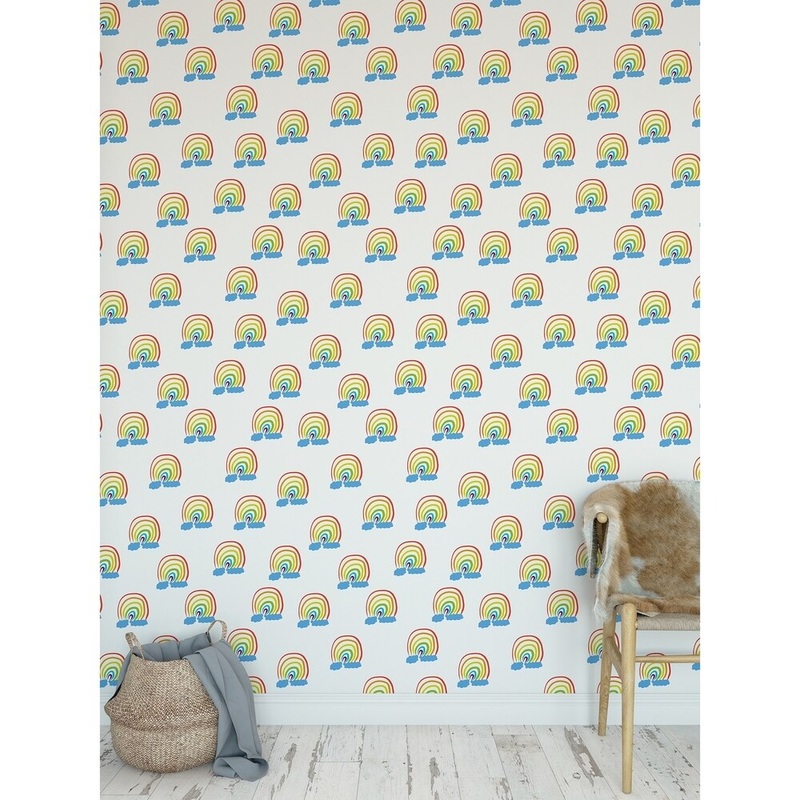 CREATIVITY IN THE CLOUDS Peel and Stick Wallpaper By Kavka Designs