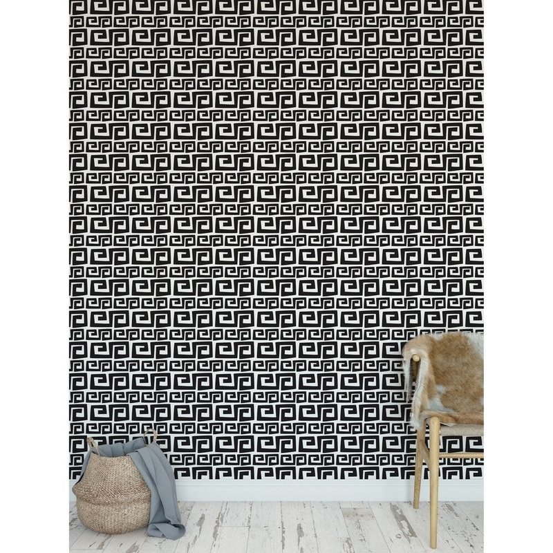 DYNASTY BLACK Peel and Stick Wallpaper By Kavka Designs