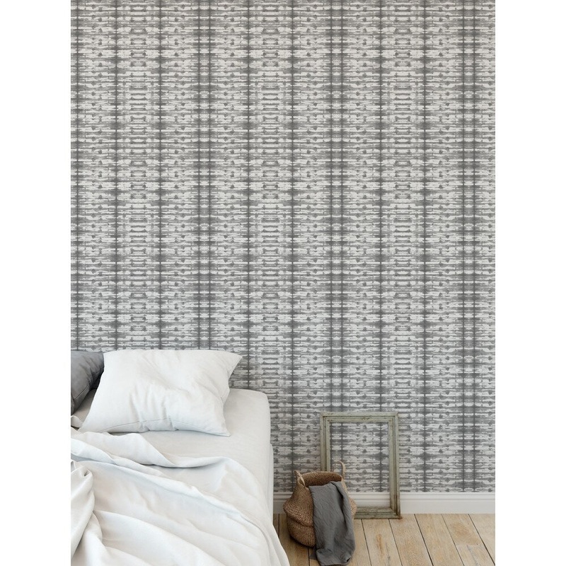 ELLE Decor XRAY SHIBORI GREY Peel and Stick Wallpaper By Kavka Designs