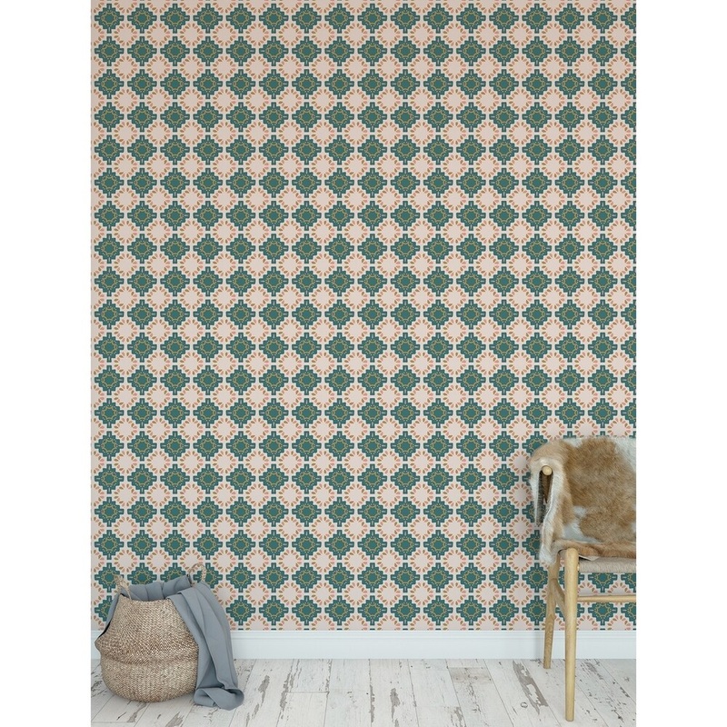 ESTRELLA JEWEL Peel and Stick Wallpaper By Kavka Designs