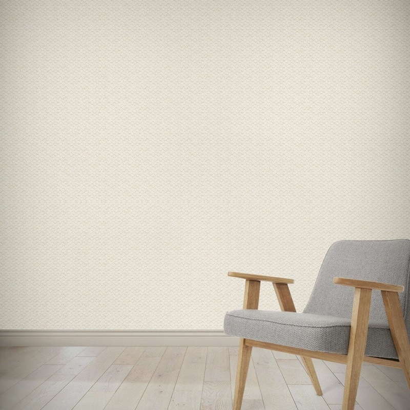 FISH SCALES CREAM Wallpaper By Kavka Designs - N/A
