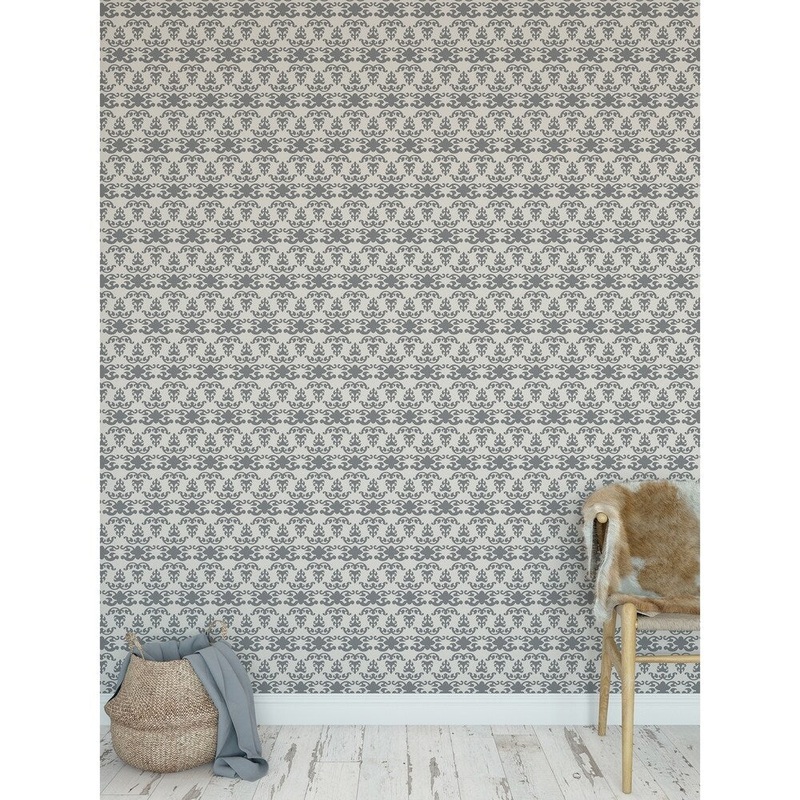 WAT GREY Peel and Stick Wallpaper By Kavka Designs