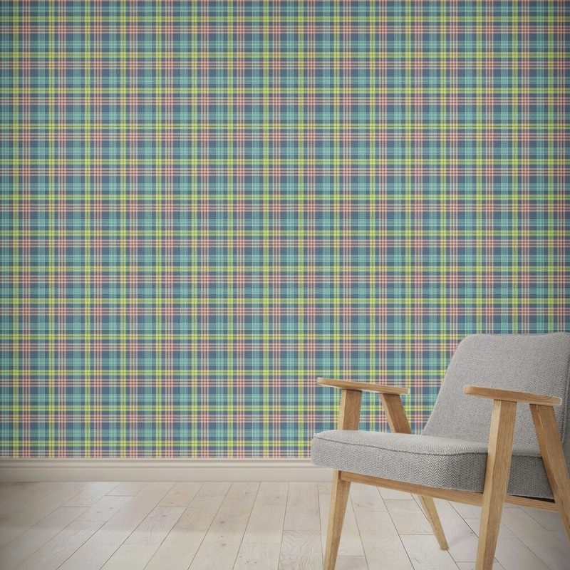 BOOK PLAID Wallpaper By Kavka Designs - 24X48