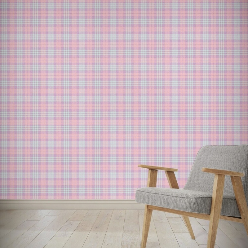 EASTER KIDS PLAID Wallpaper By Kavka Designs - 24X48