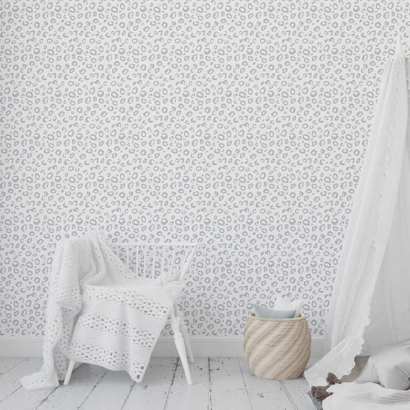 FALLON GREY Wallpaper By Kavka Designs