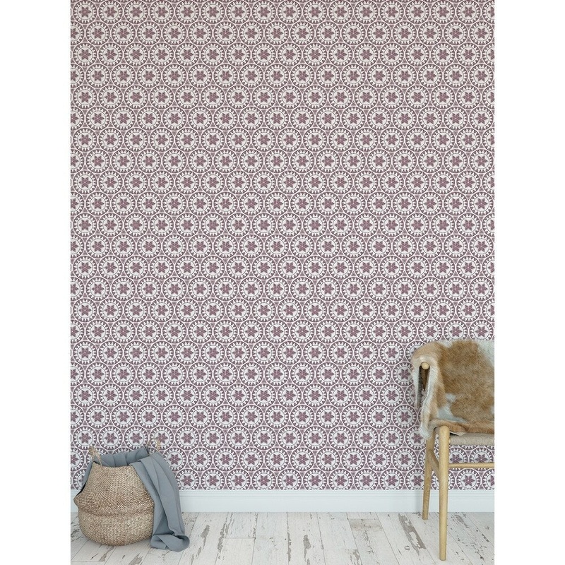 FREE SPIRIT WINE Peel and Stick Wallpaper By Kavka Designs