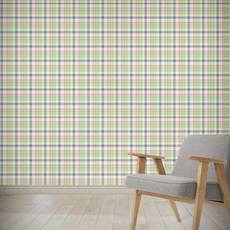 BOOK PLAID FALL Wallpaper By Kavka Designs - 24X48