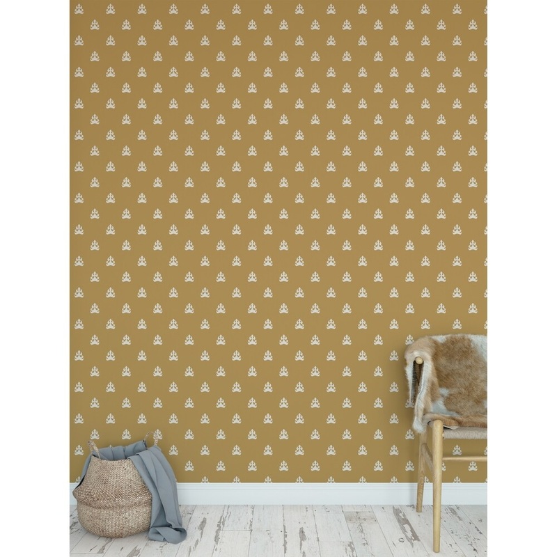 BOREY GOLD Peel and Stick Wallpaper By Kavka Designs
