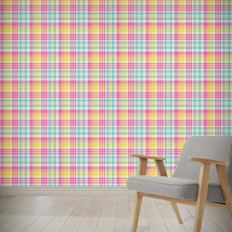 CANDY PLAID Wallpaper By Kavka Designs - 24X48