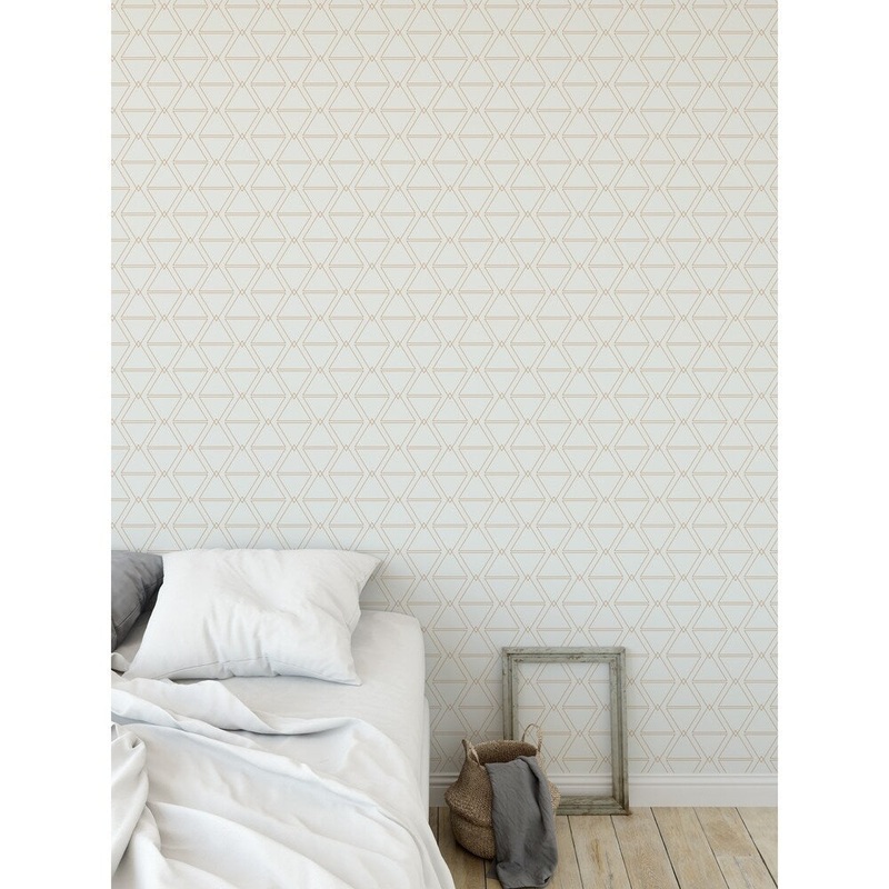ELLE Decor ISOSCELES GOLD Peel and Stick Wallpaper By Kavka Designs