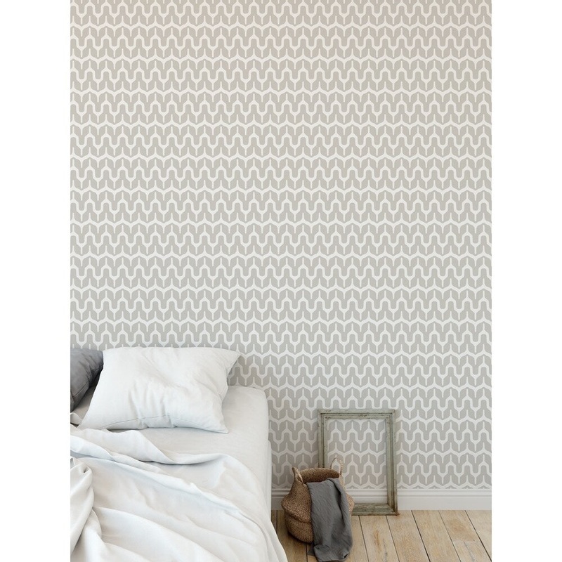 ELLE Decor MARIA GREY Peel and Stick Wallpaper By Kavka Designs