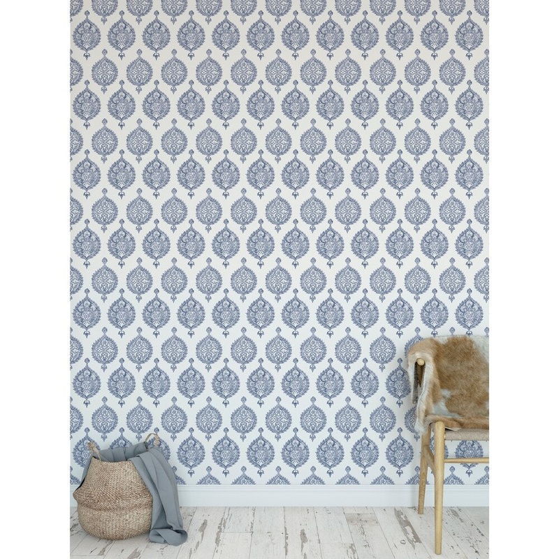 ENDANA PERIWINKLE Peel and Stick Wallpaper By Kavka Designs