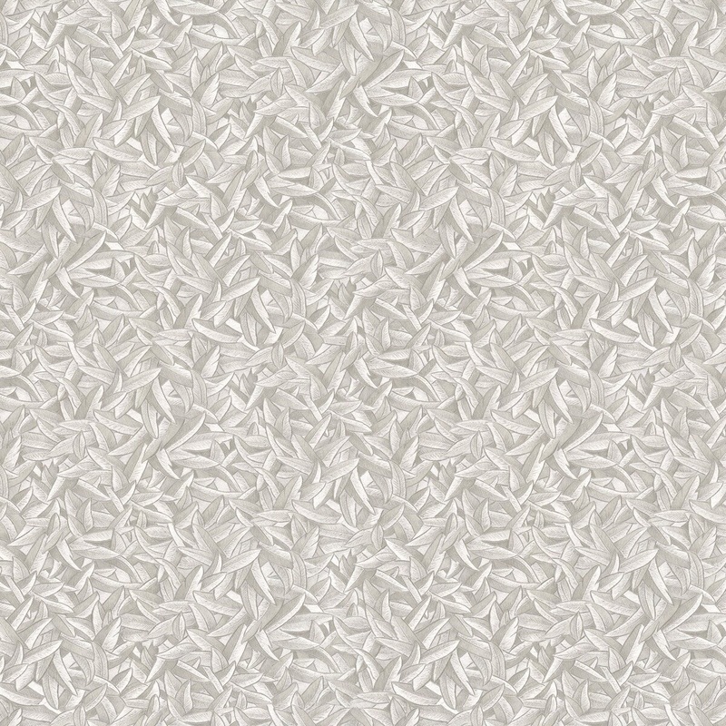 Galerie Wallcoverings Air Collection Leaves Sheen Textured Wallpaper Roll