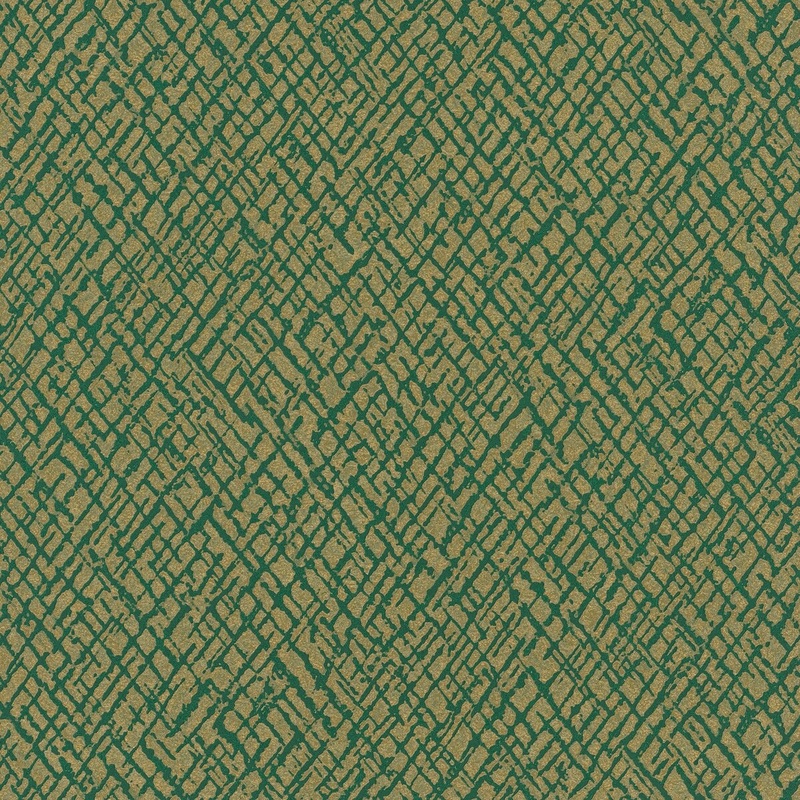 Galerie Wallcoverings Energy Collection Metallic Crosshatch Effect Wallpaper Roll - 33 feet long x 27.5 inches wide