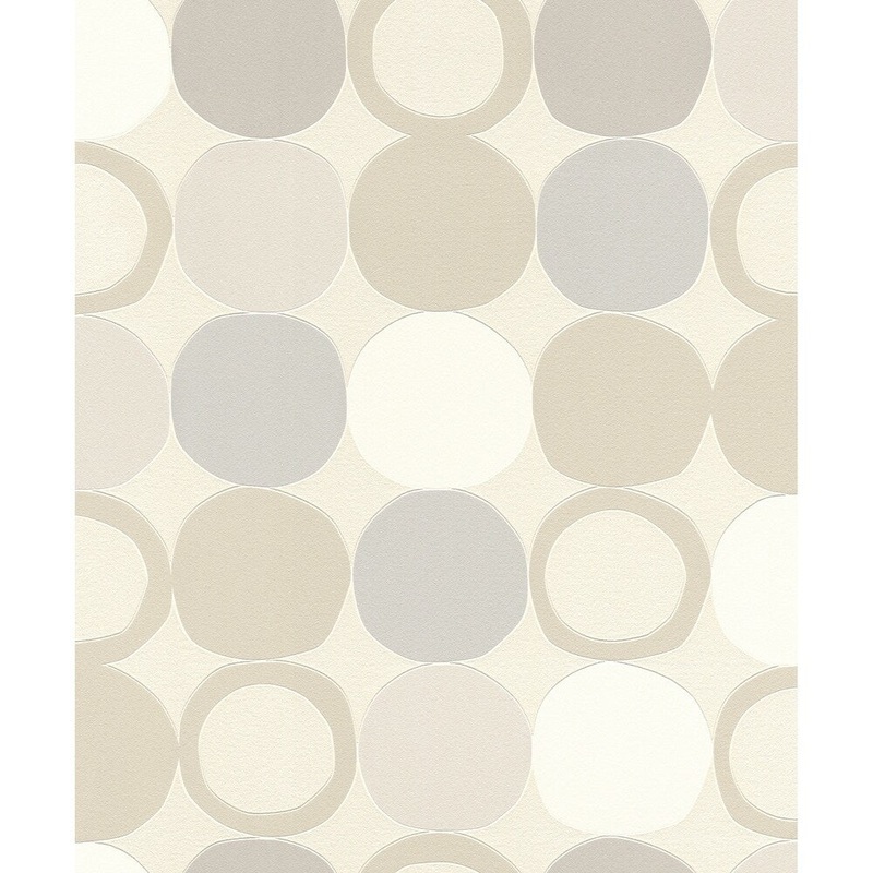 Benjamin Geometric Wallpaper 20.5 in x 33 ft = About 56.4 square feet