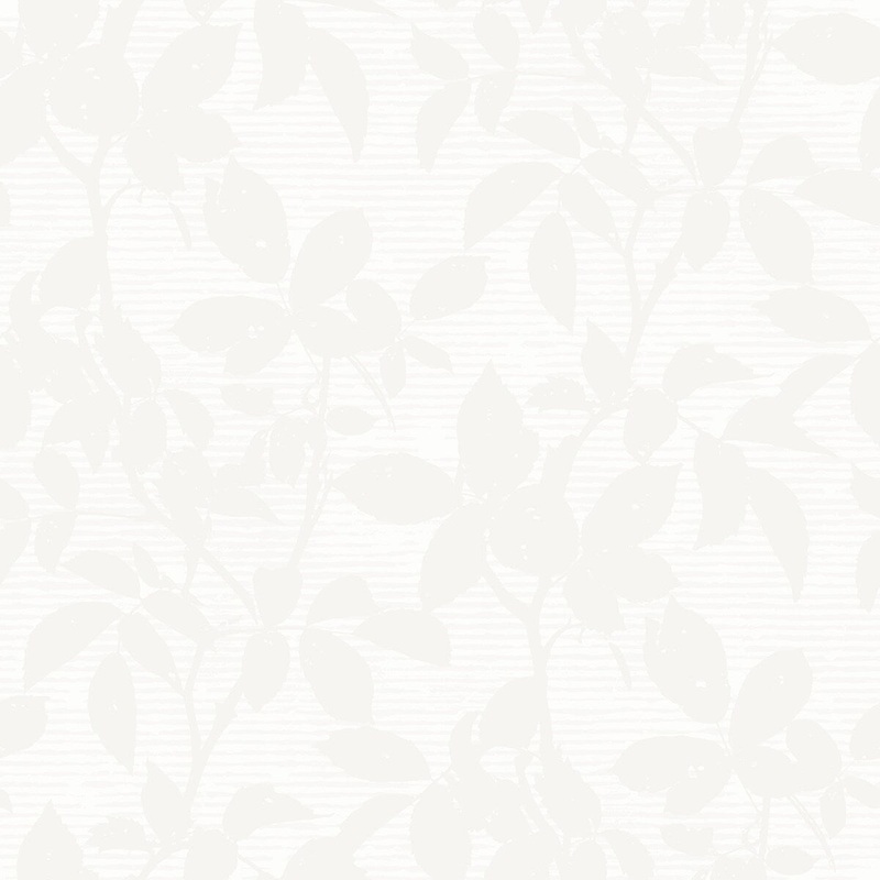 Botanical Gridley Terrace Champagne Leaf Silhouette 33' L X 21" W Wallpaper Roll