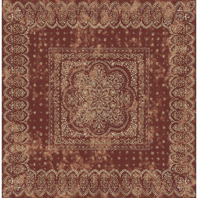 Drawn Damask Wallpaper