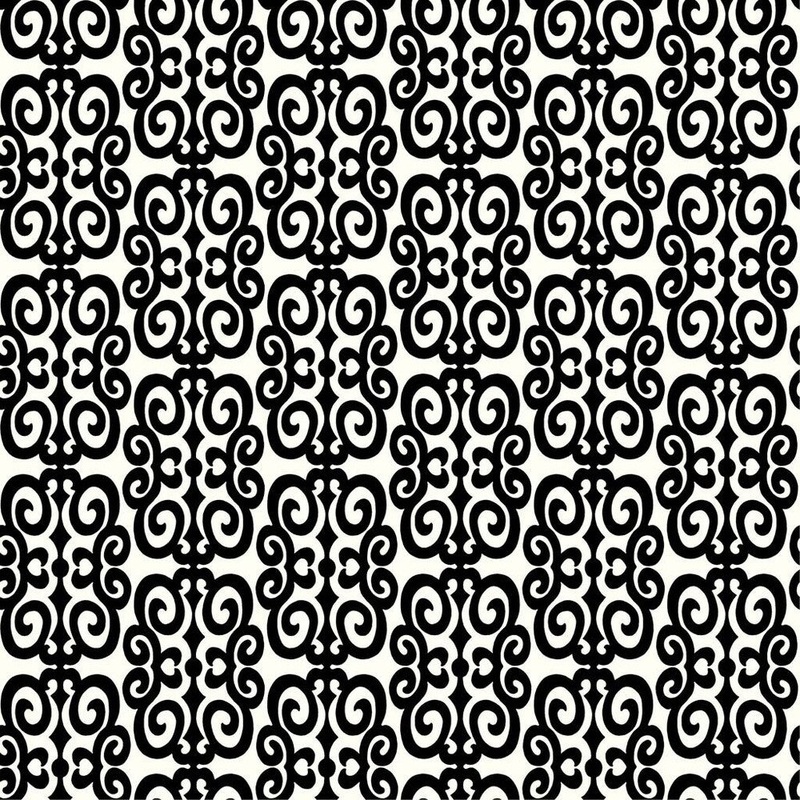 Flocked Scroll Wallpaper 20.5 in. x 33 ft. 56 sq.ft.
