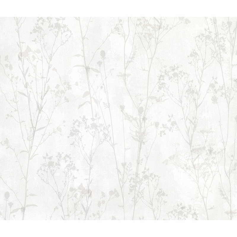 Flowers Nava Floral Silhouette Wallpaper 20 in x 33 ft = About 55 square feet