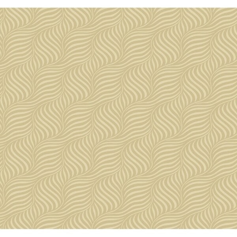 Cross Current Wallpaper, 27 in. x 27 ft. = 60.75 sq.ft., in golden pearl, beige