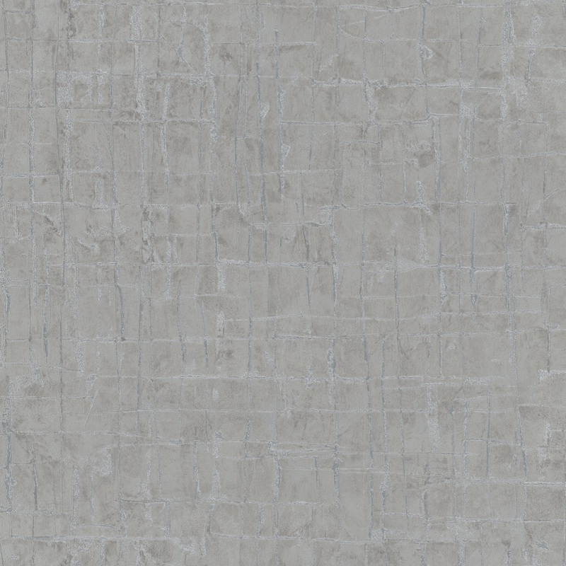 Galerie Wallcoverings Air Collection Metallic Stonework Effect Textured Wallpaper Roll - 33 feet long x 27.5 inches wide