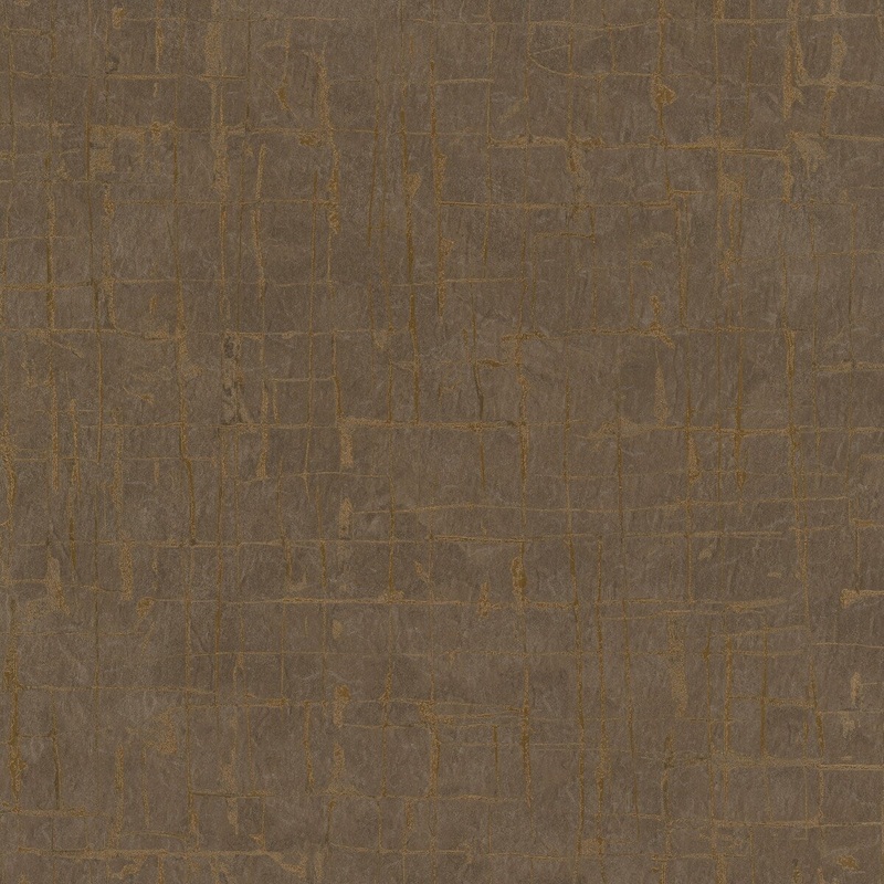Galerie Wallcoverings Energy Collection Geometric Sheen Stonework Effect Wallpaper Roll - 33 feet long x 27.5 inches wide