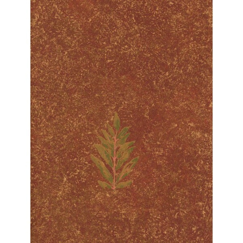 Thibaut Palladio Speckled Red Leaf Double Roll Designer Wallpaper