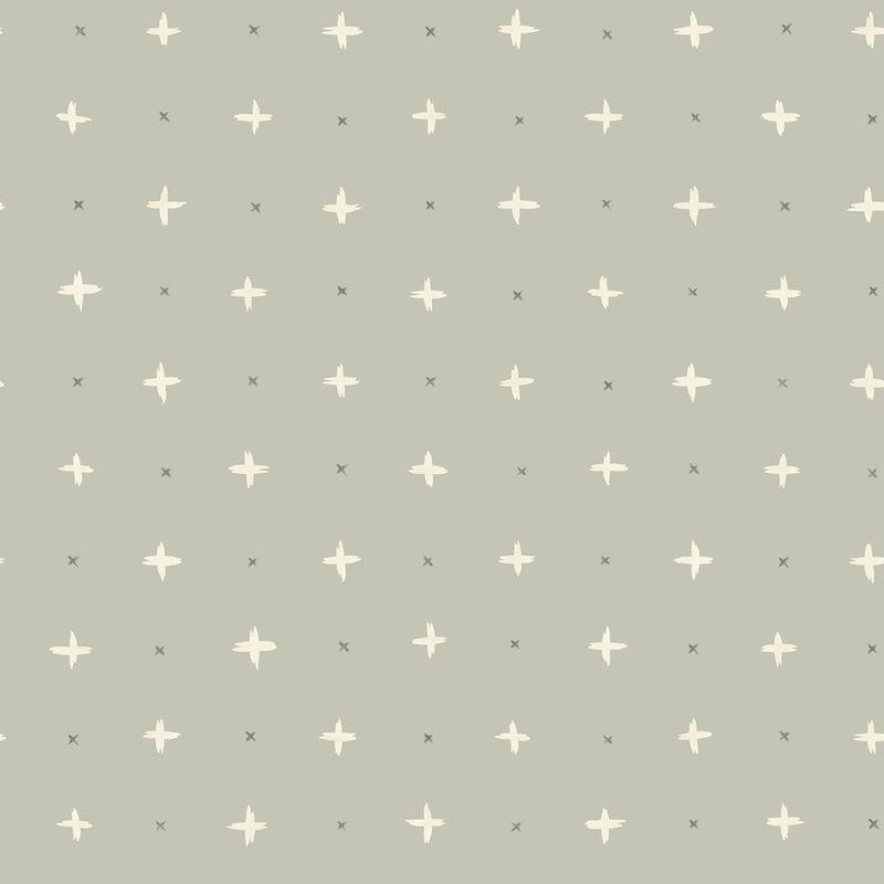 Cross Stitch Wallpaper, 20.5 in. x 33 ft. = 56 sq ft, in Grey