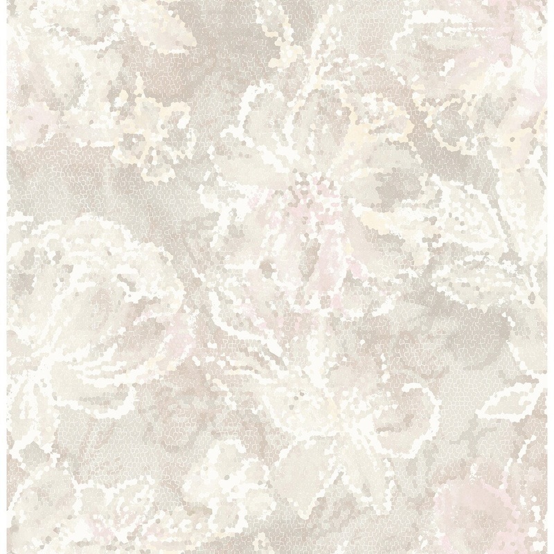 Florals & Flowers Linnett Allure Blush Floral Wallpaper