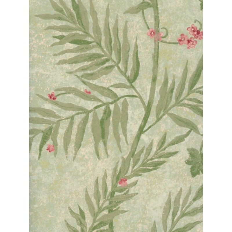 Thibaut Palladio Light Green Platns Double Roll Designer Wallpaper