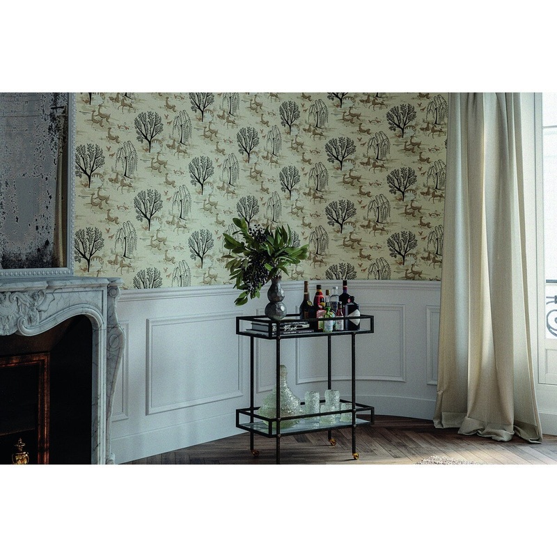Delano Trudaine Neutral Wallpaper